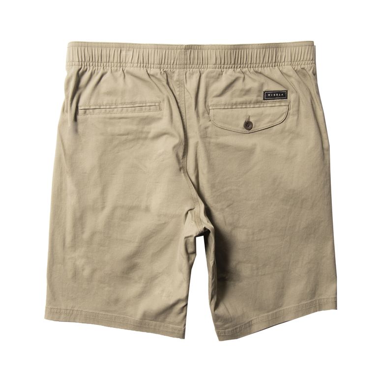 SHORTS · VISSLA · CANYONS HYBRID 18,5&quot; ELASTIC KHAKI