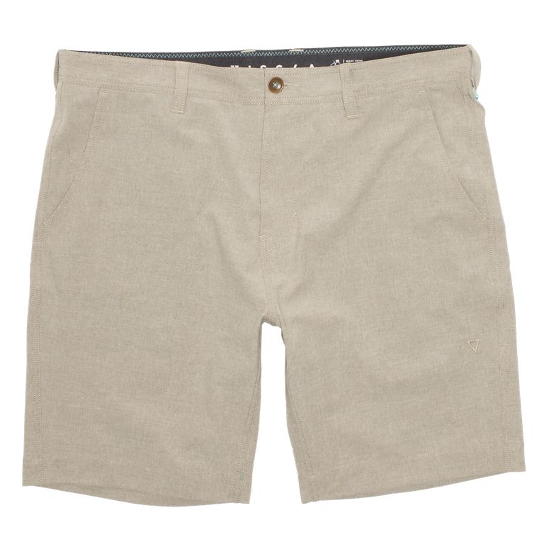 SHORTS · VISSLA · CANYONS HYBRID 18,5&quot; ELASTIC KHAKI